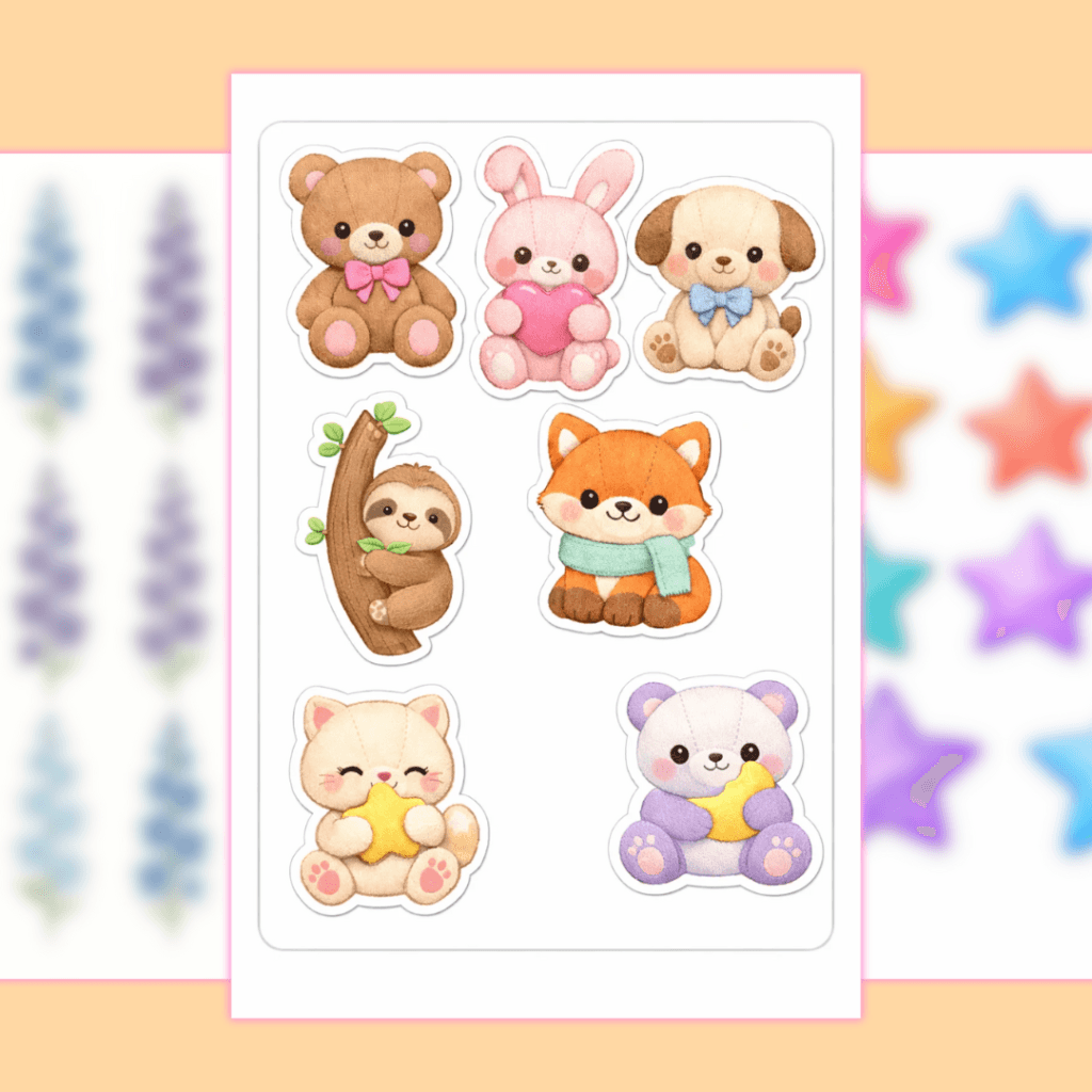 Explore our free Sticker crafts.