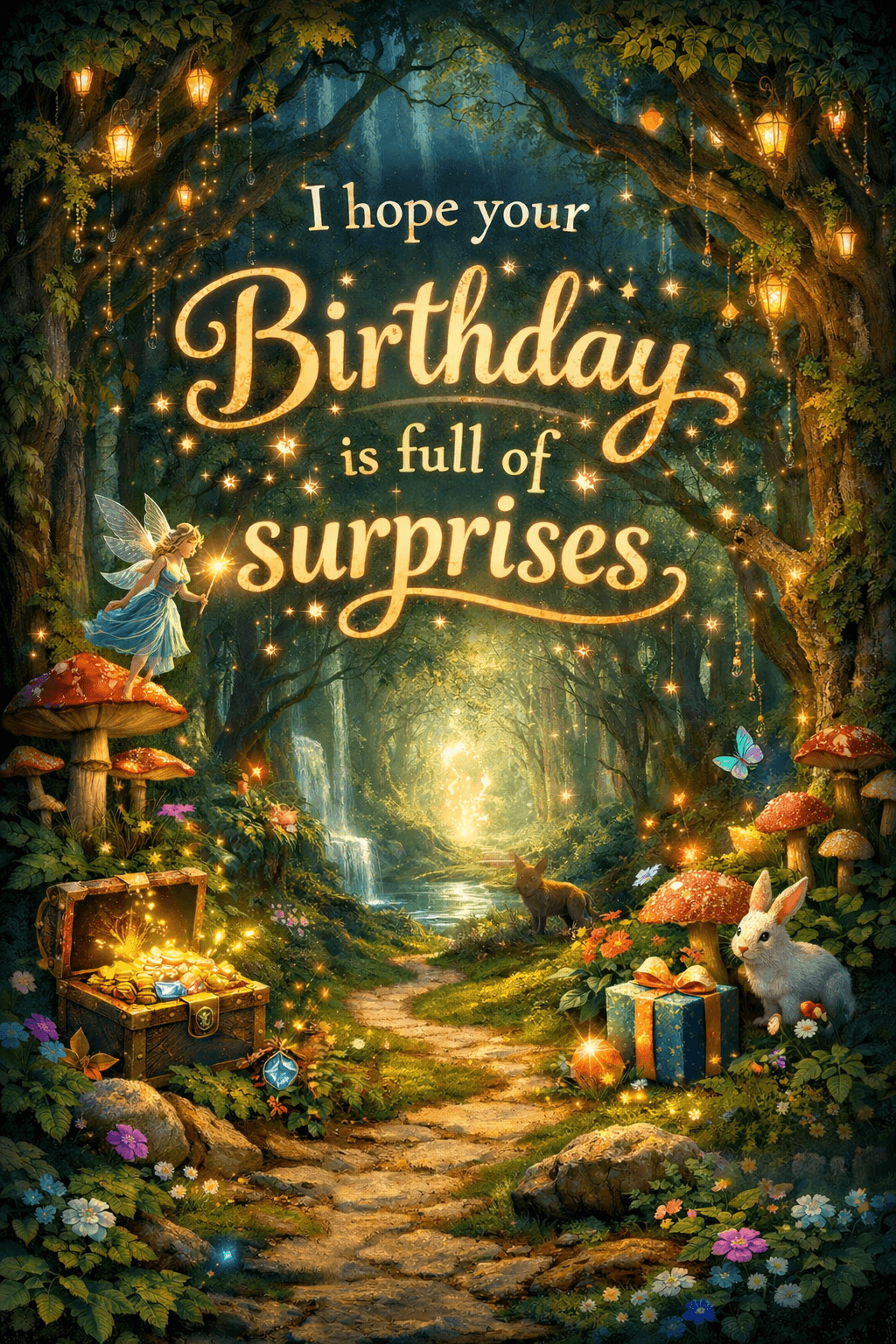 i hope your birthday is full of surprises Ecard