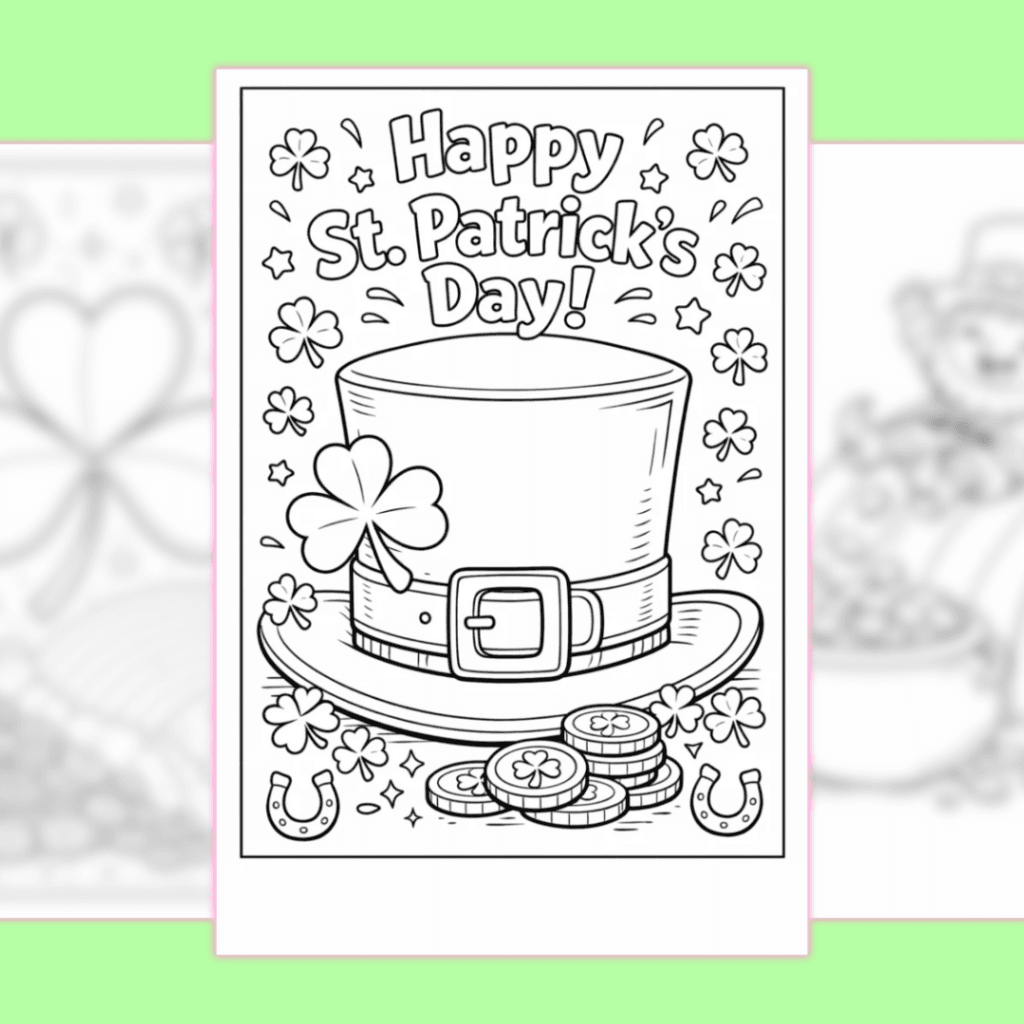 Check out our free St. Patrick's Day coloring pages.