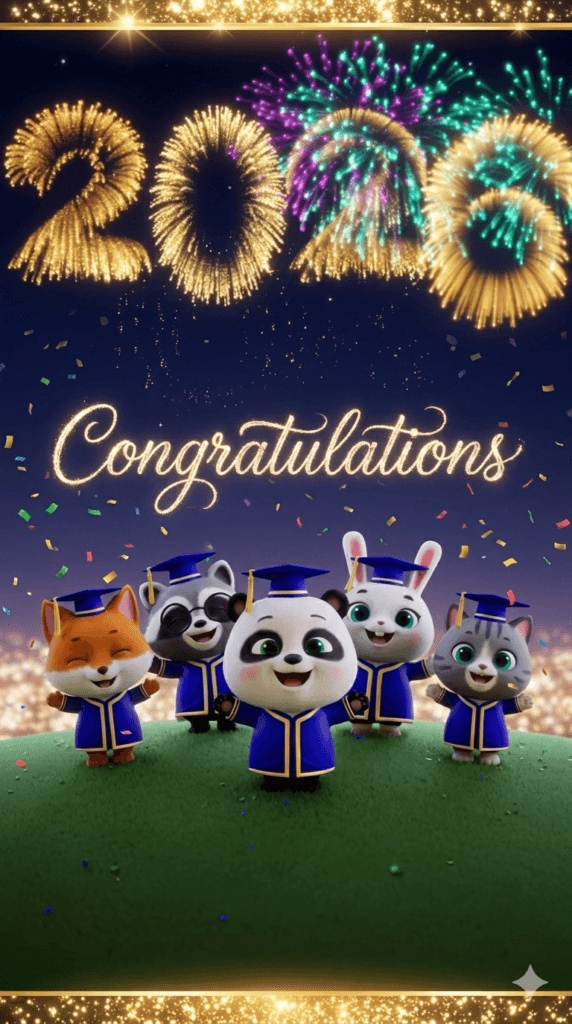 Chibi Animals 2026 Graduation