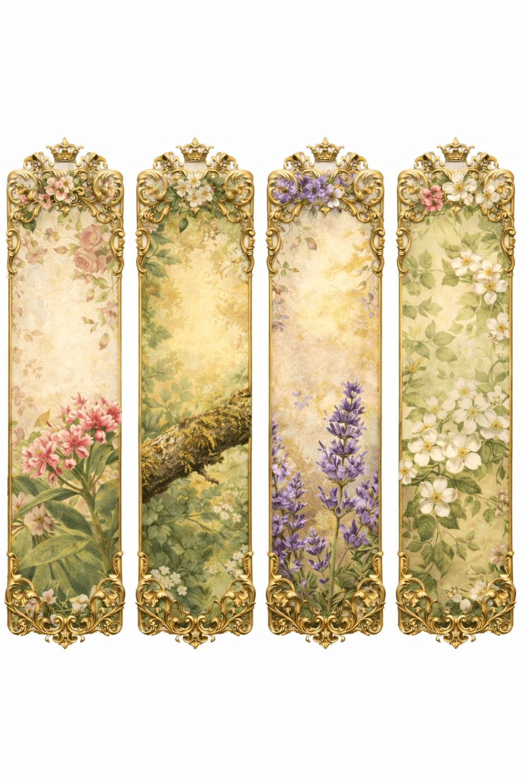 beautiful floral bookmarks cut and craft