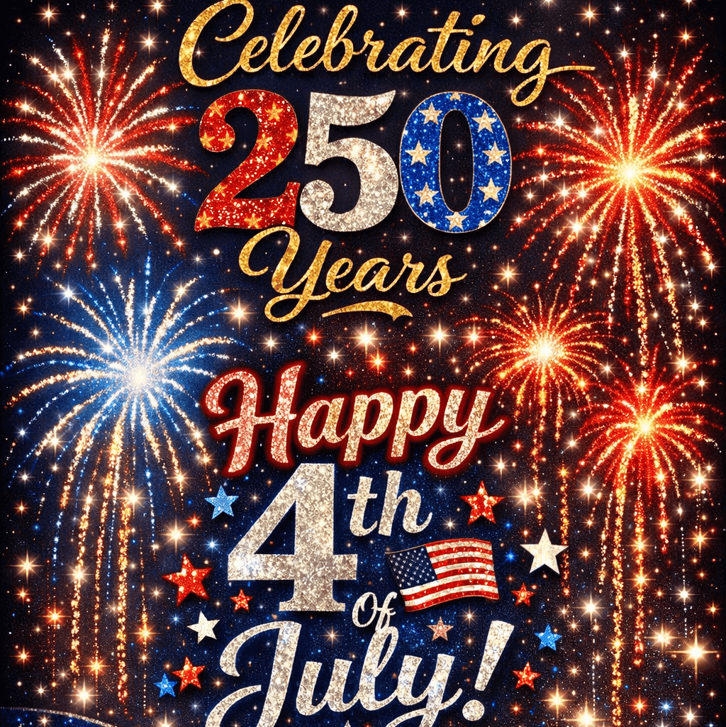 celebrating 250 years happy 4th