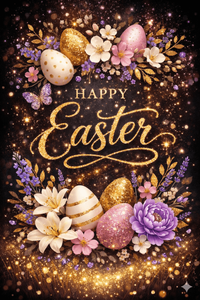 elegant happy easter