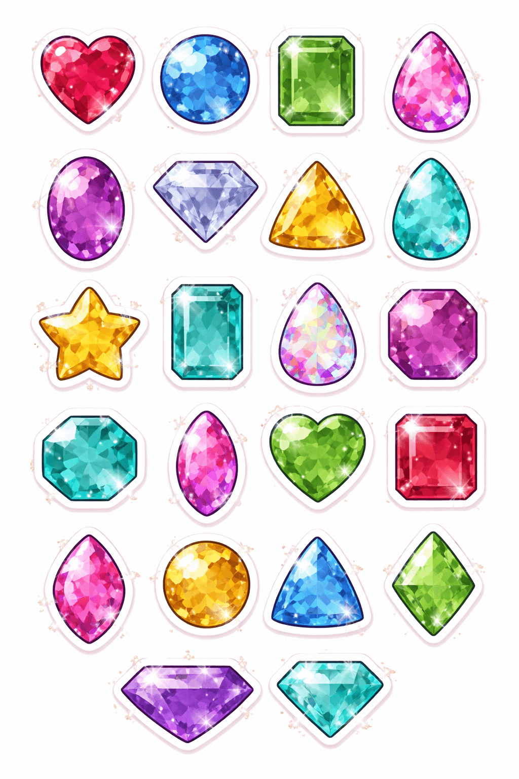 Gem Stickers