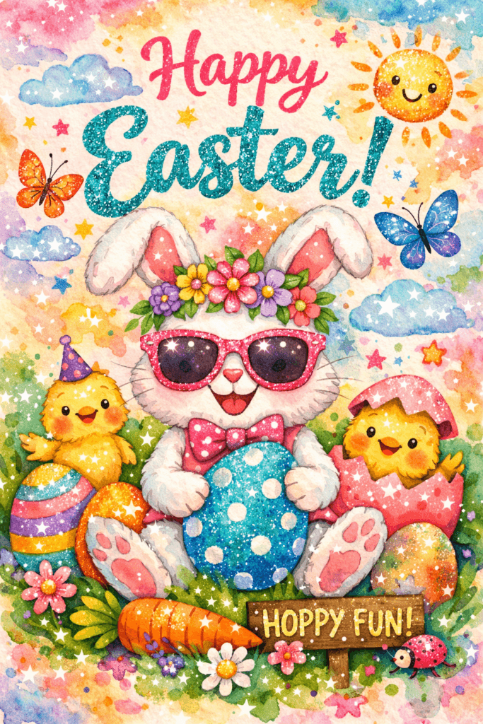 happy easter hoppy fun