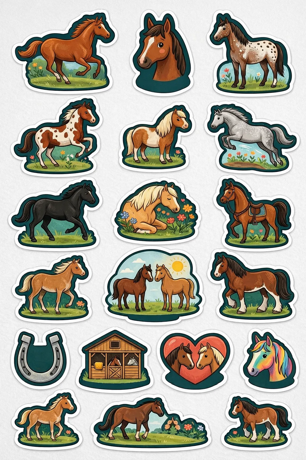 Horse Stickers