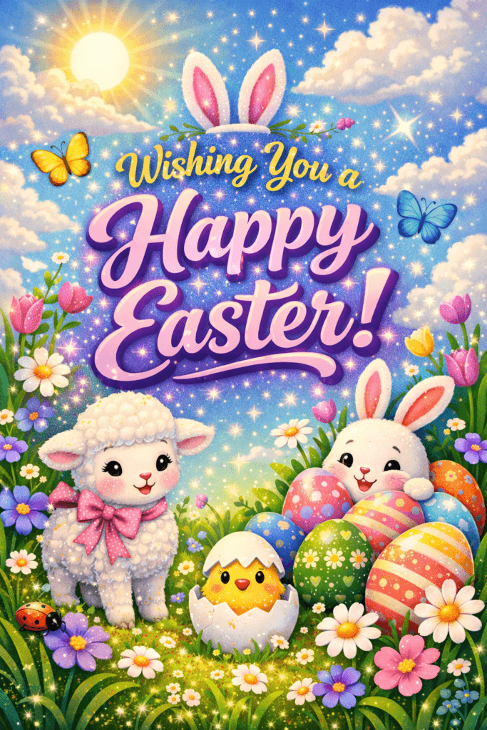 wishing you a happy easter adorable