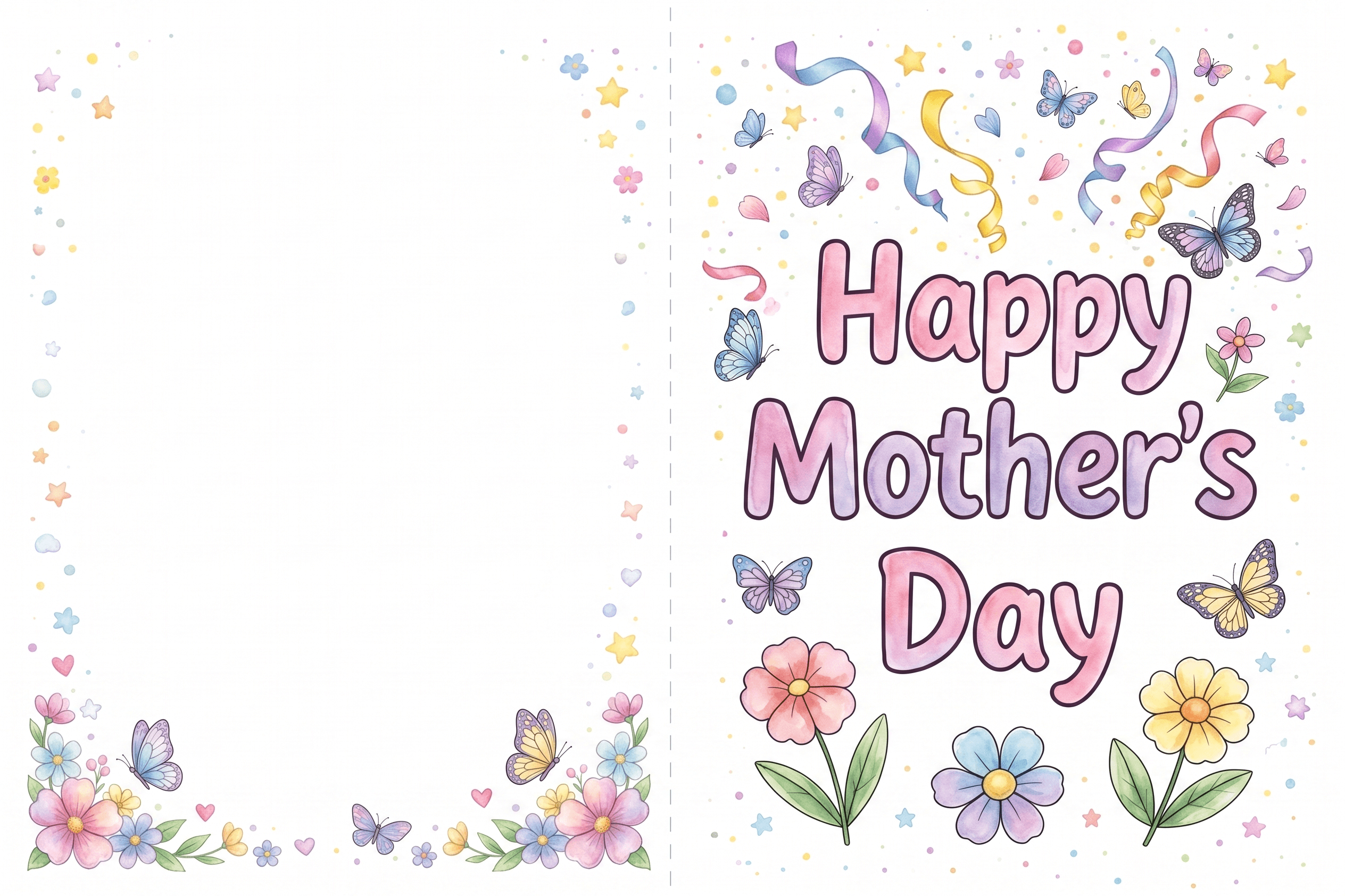 Cute Mother's Day Card Printable