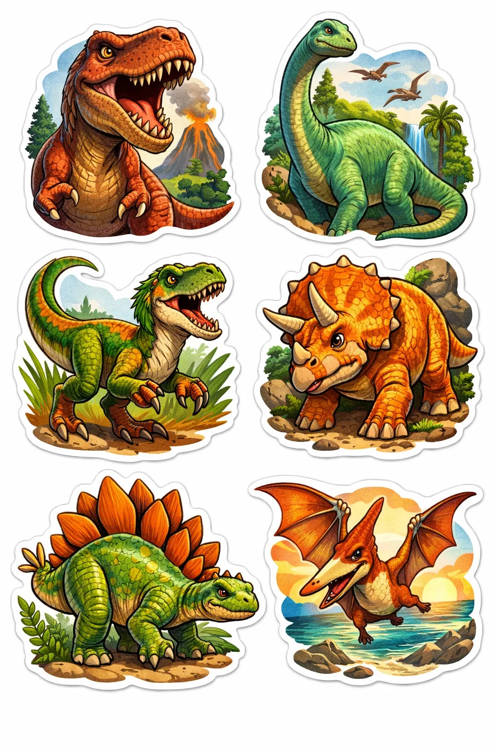Dinosaur Stickers