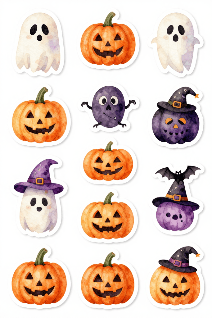 Halloween Stickers Printable