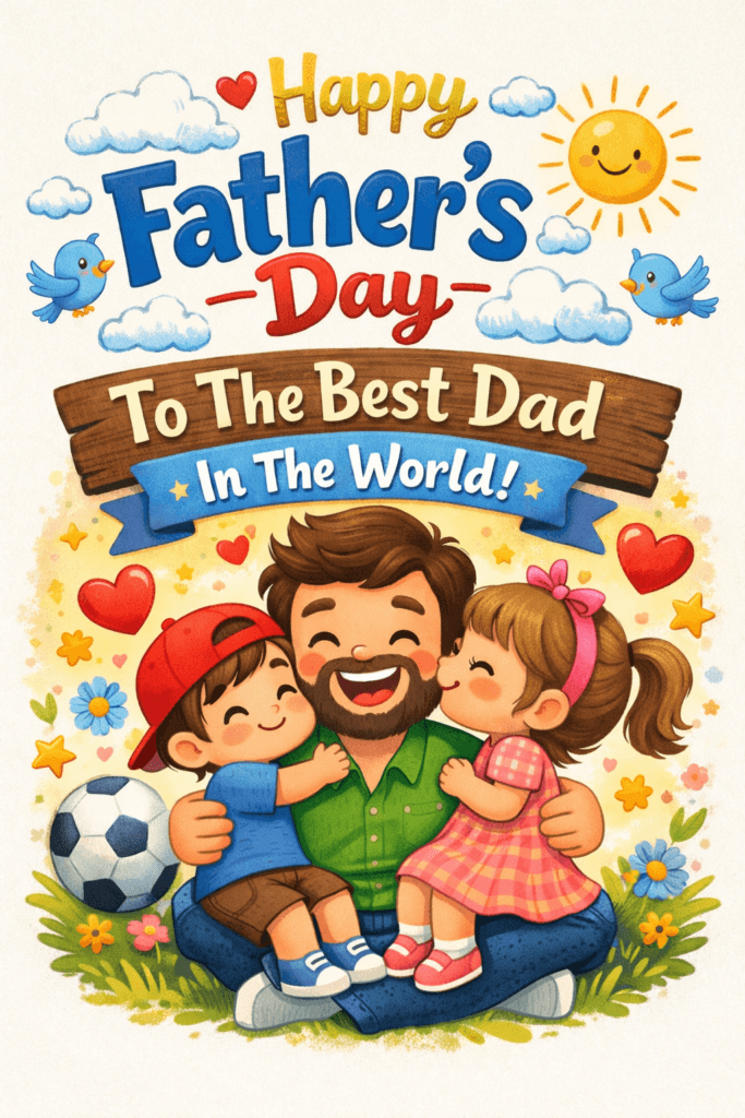 To The Best Dad In The World Ecard