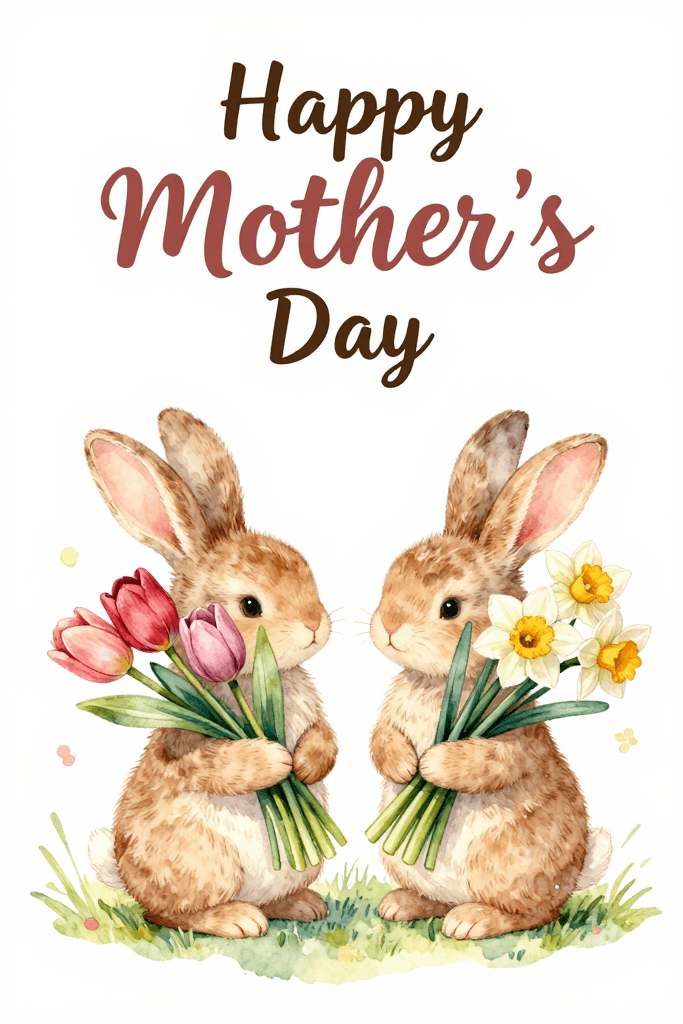 Happy Mother's Day Bunnies Ecard