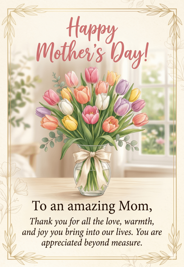 To An Amazing Mom Mother's Day Ecard