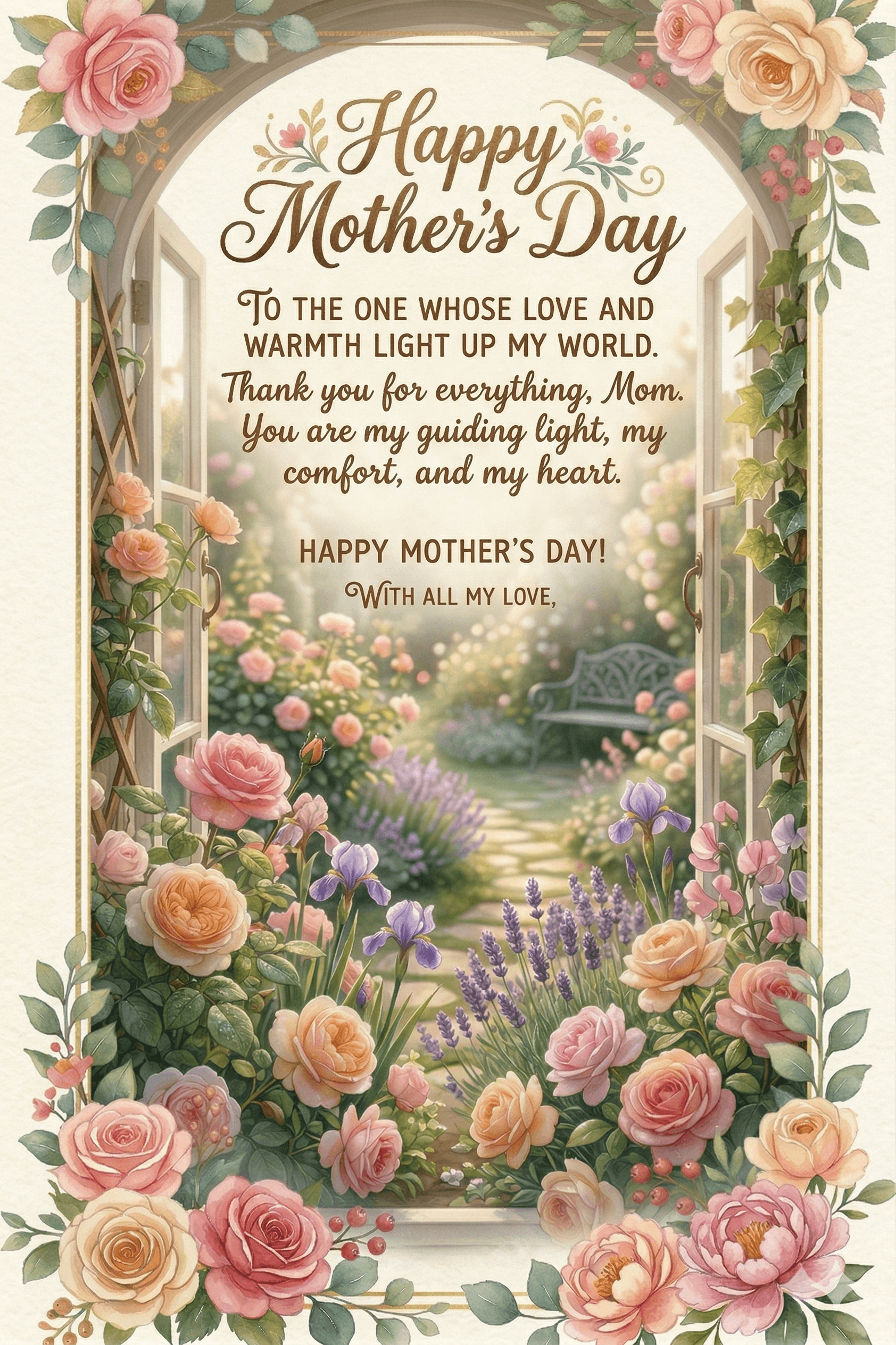 Heartfelt Mother's Day Wishes Ecard