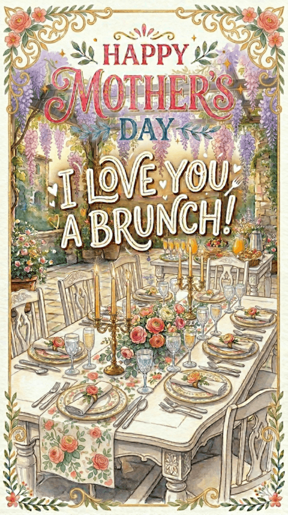 I Love You A Brunch Happy Mother's Day Ecard