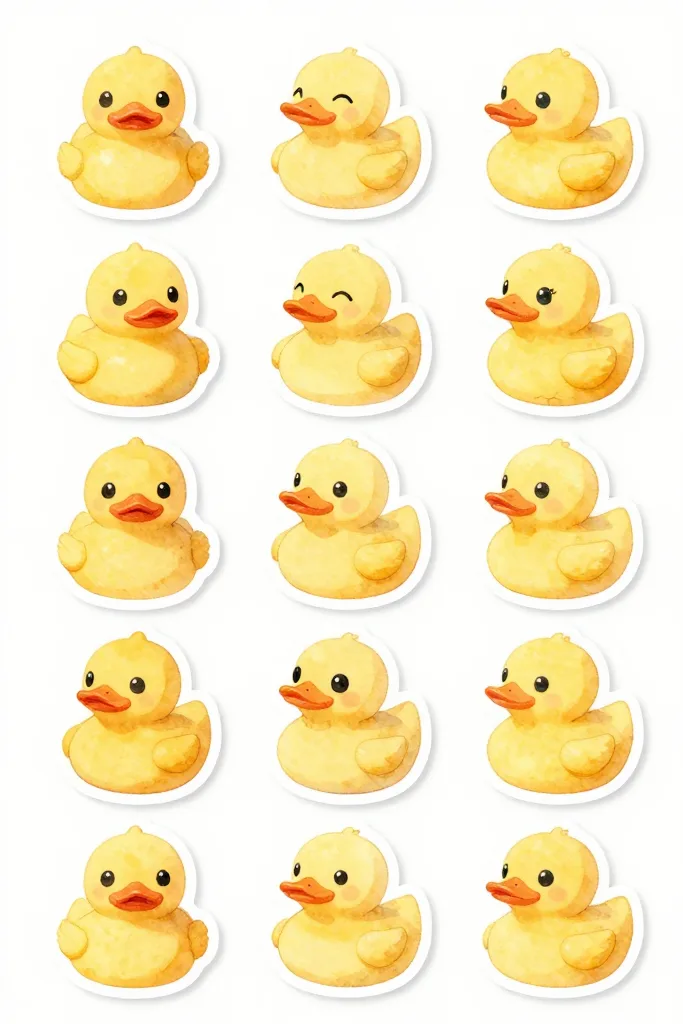 Rubber Ducky Stickers Printable