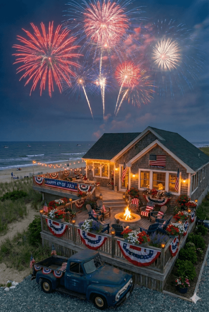 Beach House Happy 4th Of July Ecard