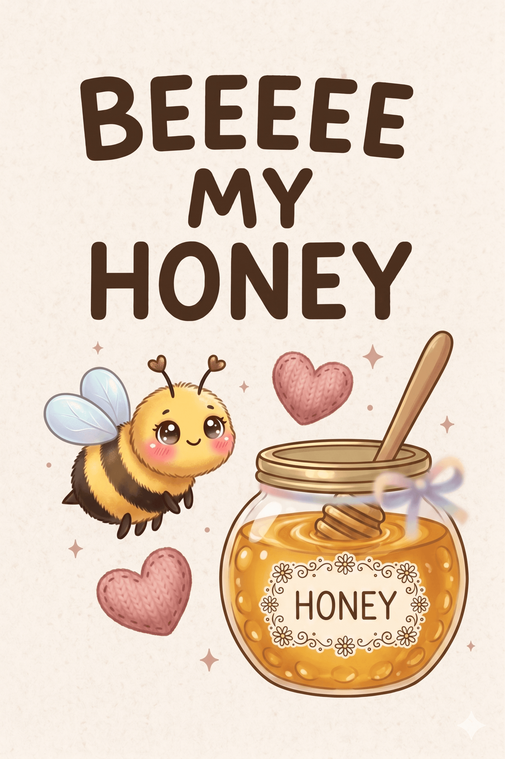 Beeeee My Honey Love Ecard