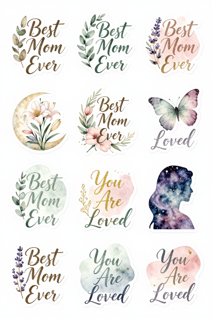 Best Mom Ever Stickers Printable