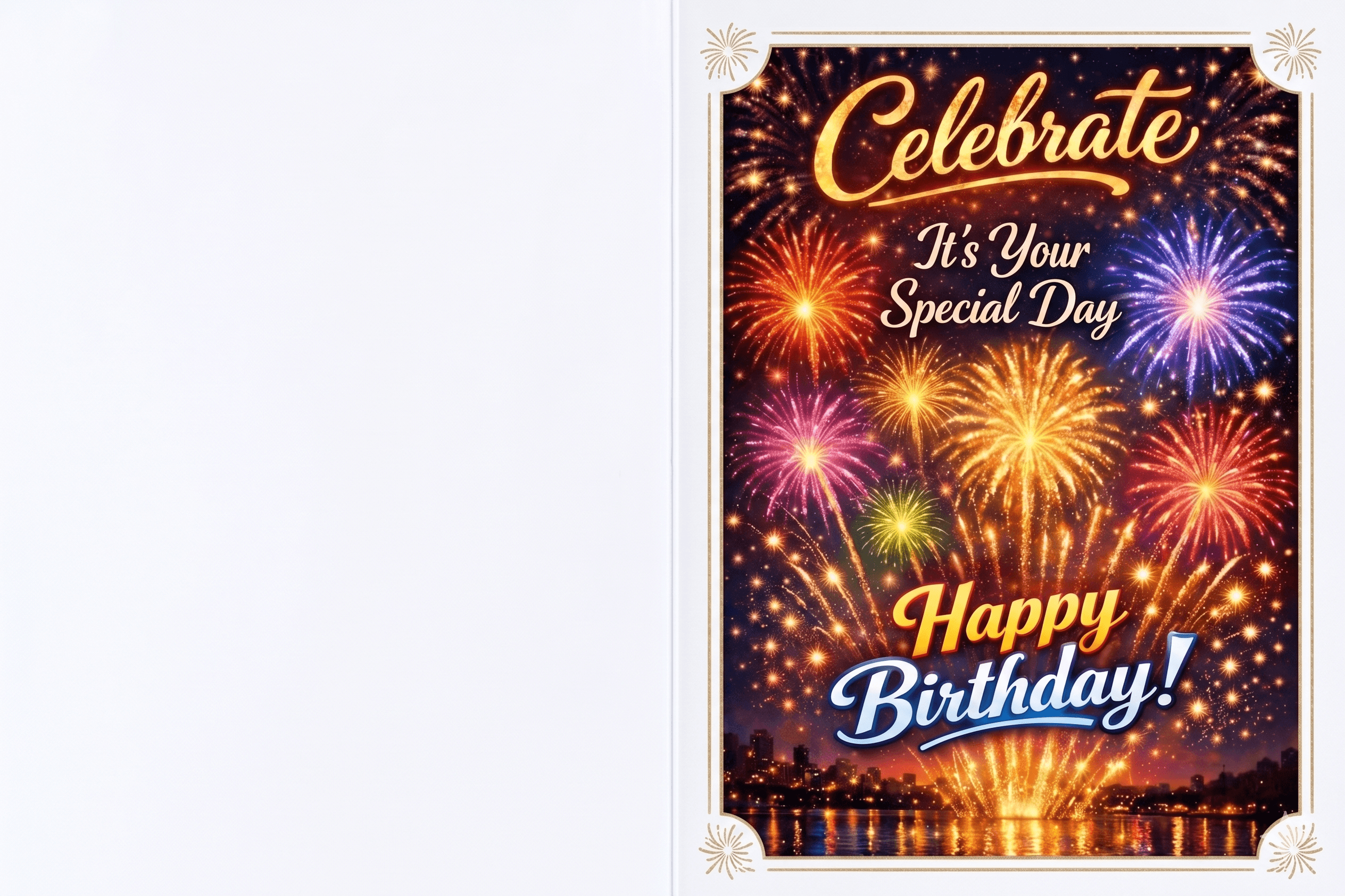 Celebrate Printable Birthday Card