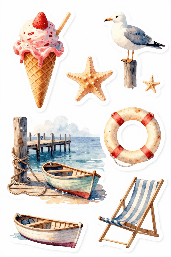 Wharf Stickers Printable