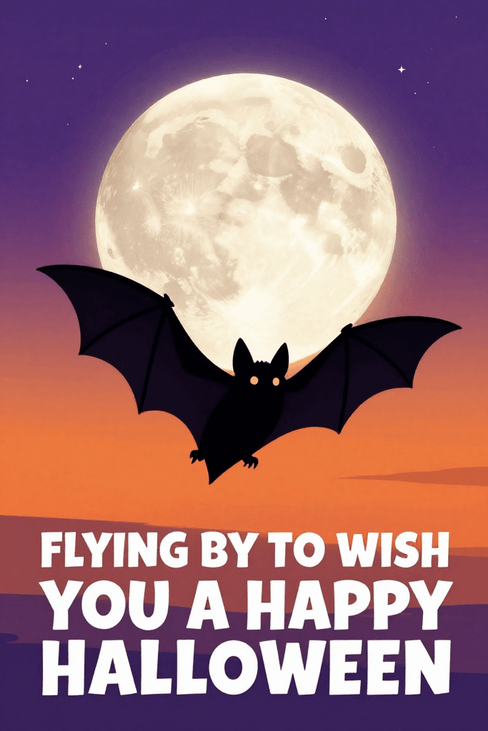 Flying By To Wish You A Happy Halloween Ecards