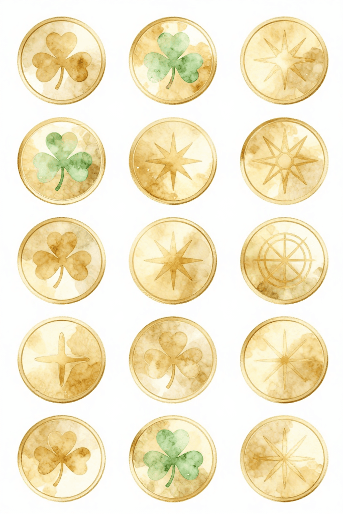 Gold Coin Stickers Printable