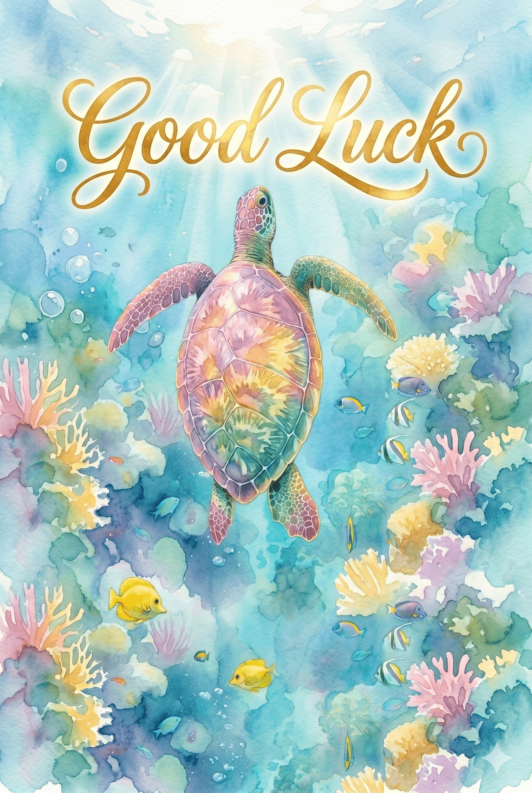 Good Luck Turtle Ecard