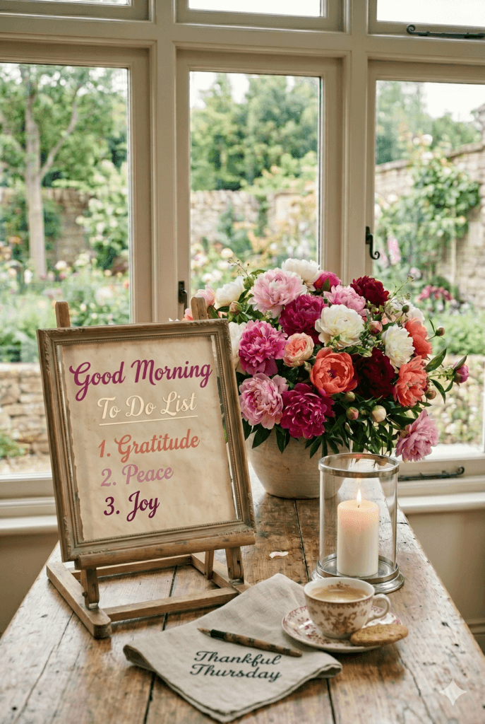 Good Morning Thankful Thursday Ecard