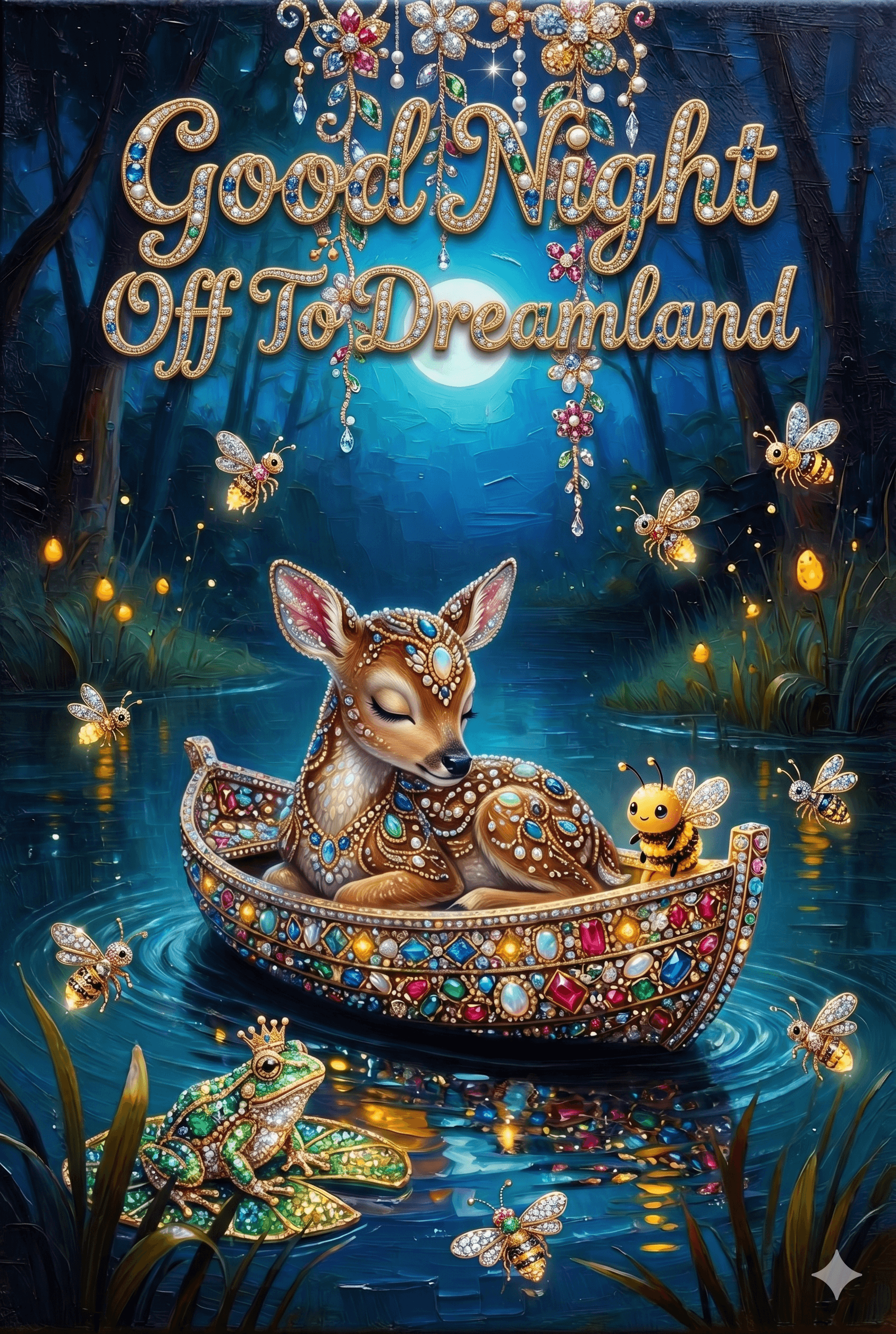 Off To Dreamland Good Night Ecard
