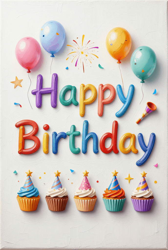 Happy Birthday Cupcakes Ecard