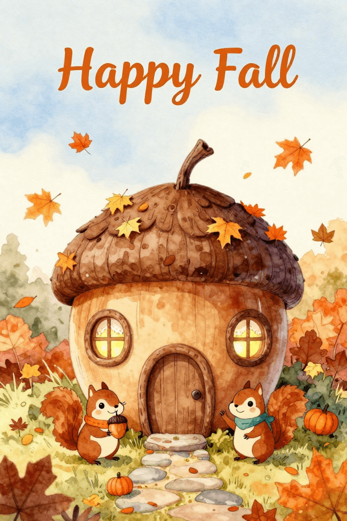 Acorn House Ecard