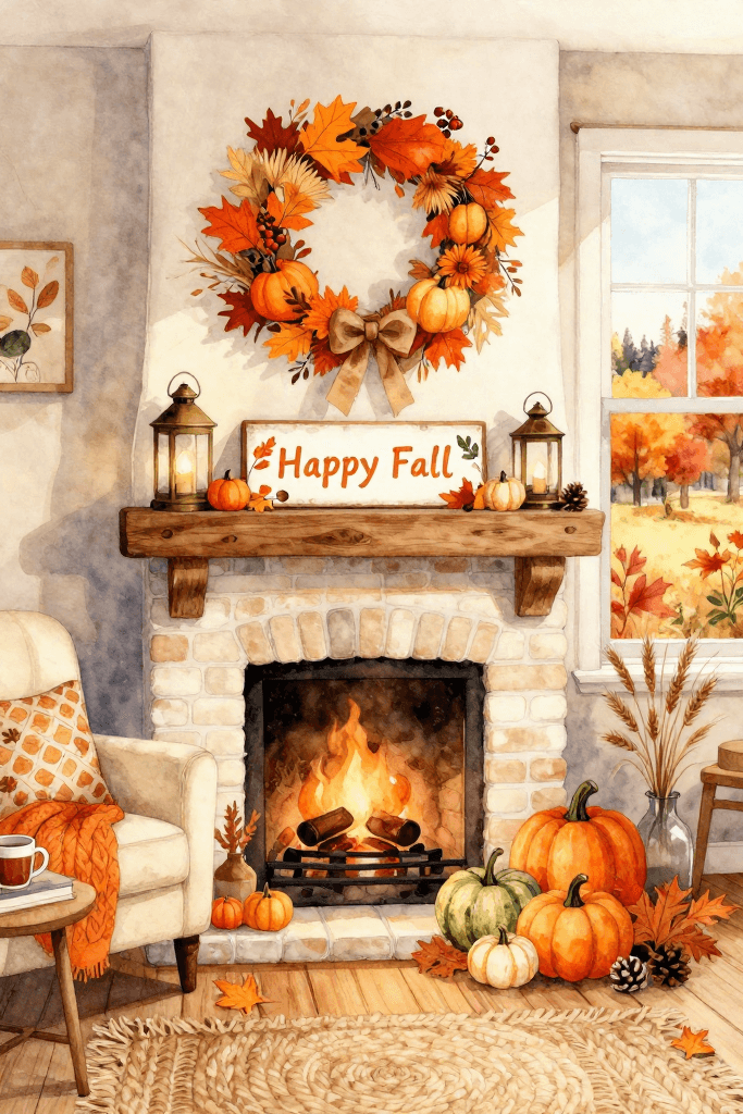 Happy Fall Living Room Ecard