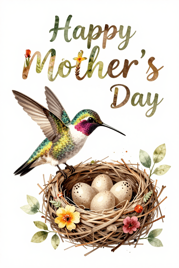 Happy Mother's Day Hummingbird Ecard