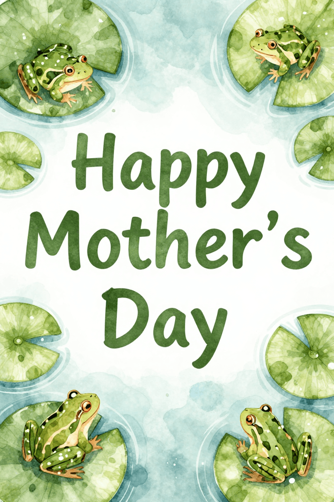 Happy Mother's Day Lily Pad Ecard