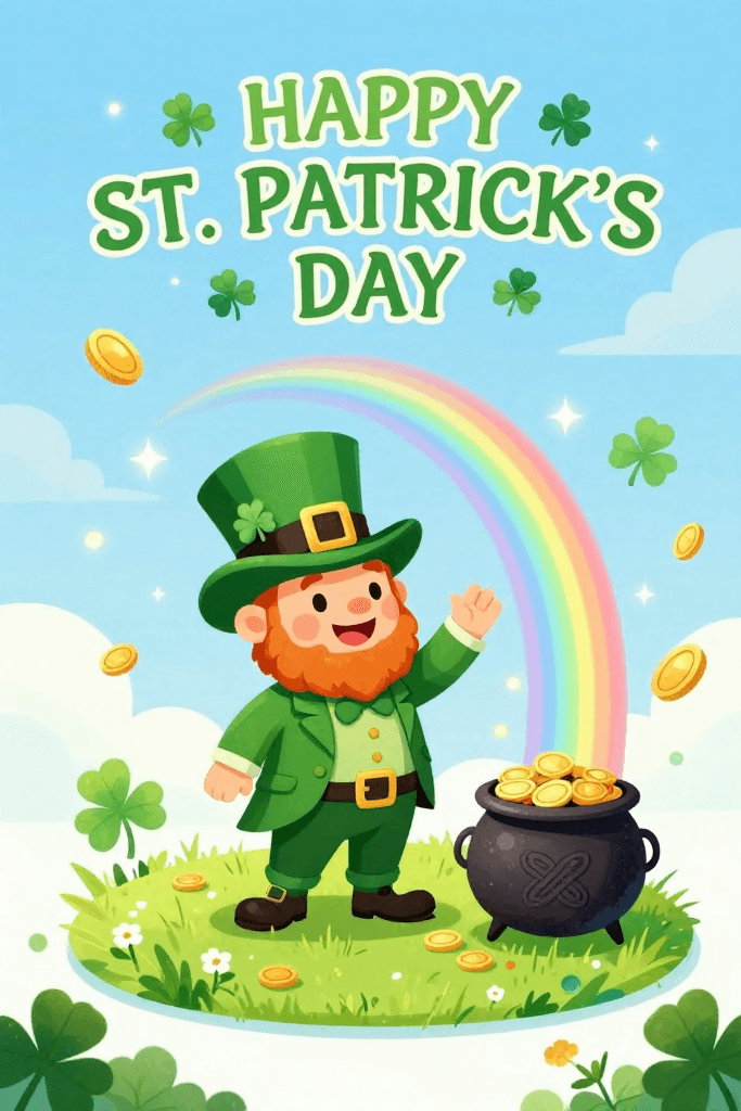 Happy St. Patrick's Day Leprechaun Ecard