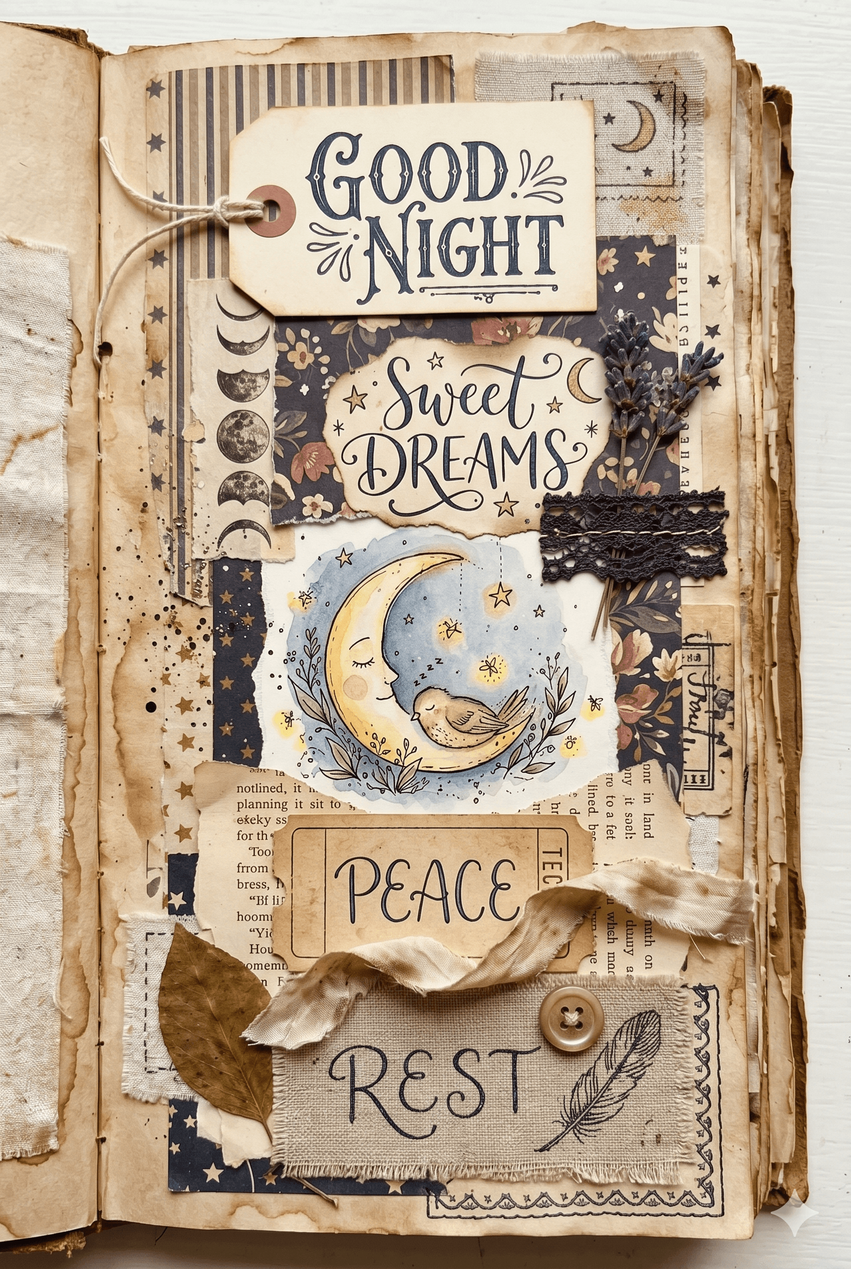 Goof Night Junk Journal Ecard
