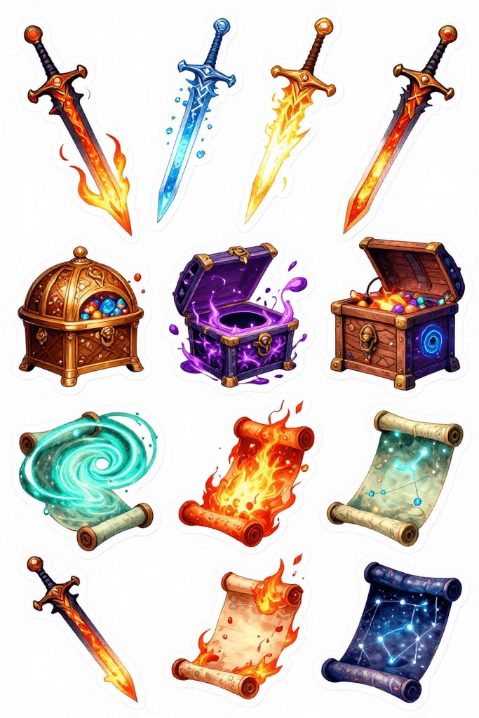 Magical Adventure Stickers Printable