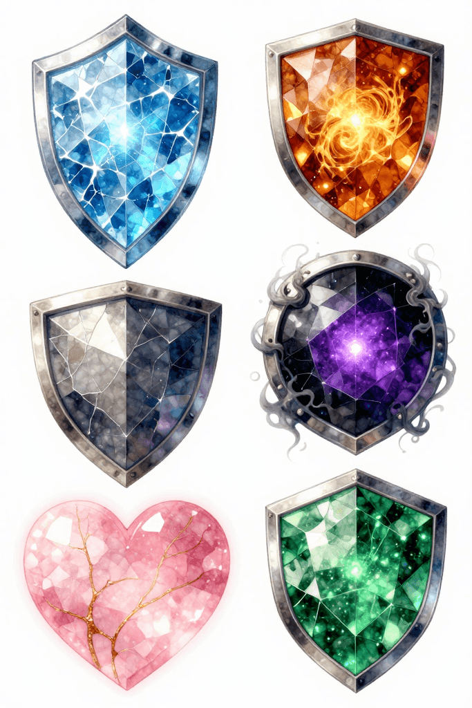 Magical Shield Stickers Printable