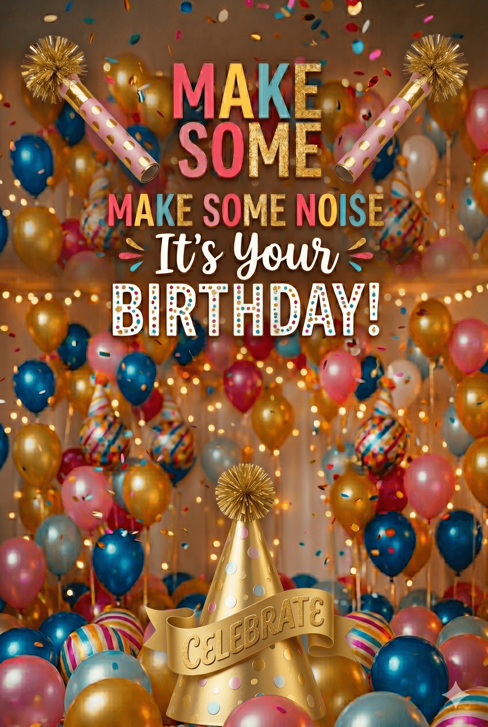 Make Some Noise Birthday Ecard