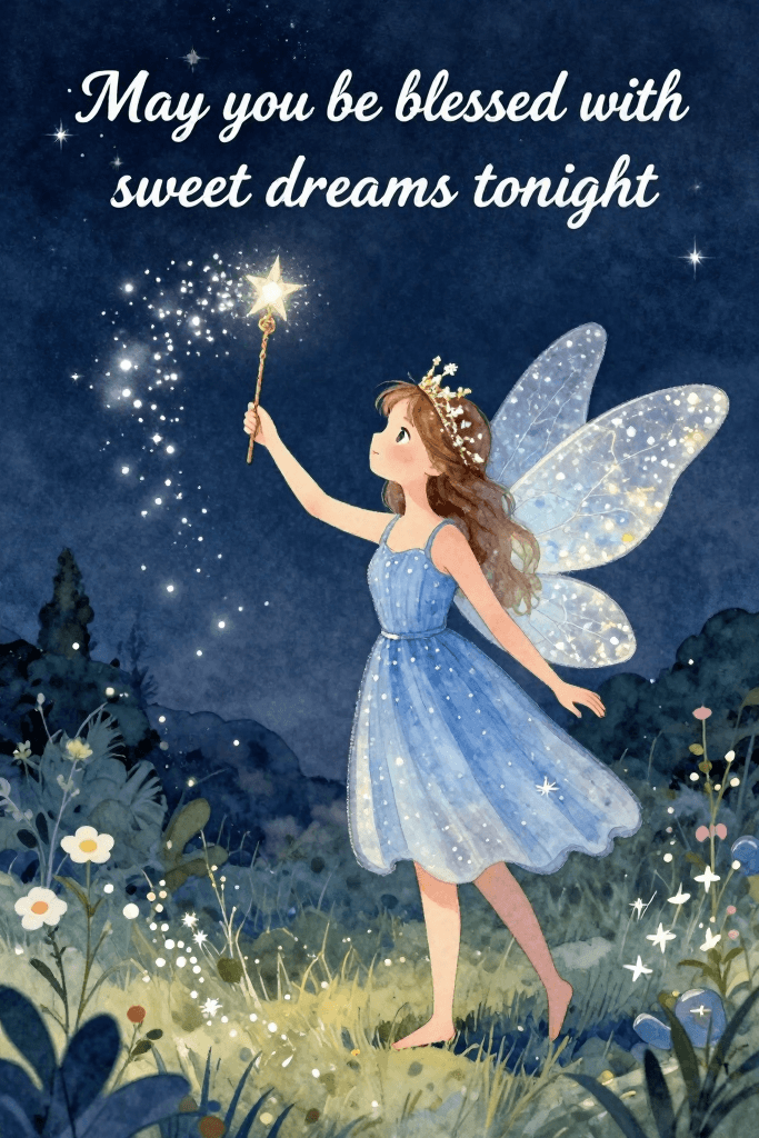May You Be Blessed With Sweet Dreams Good Night Ecard