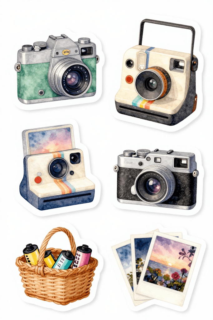 Photography Stickers Printable