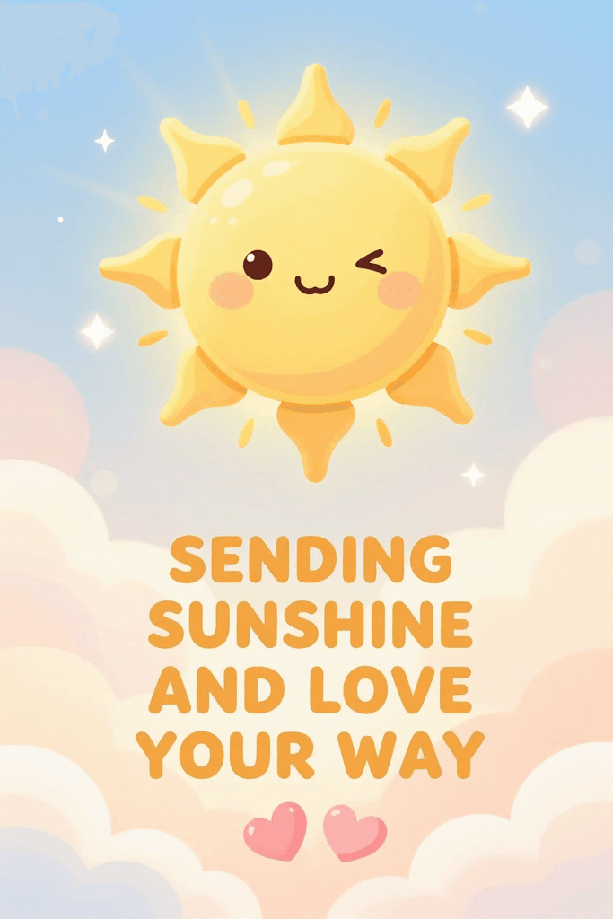 Sending Sunshine And Love Ecard