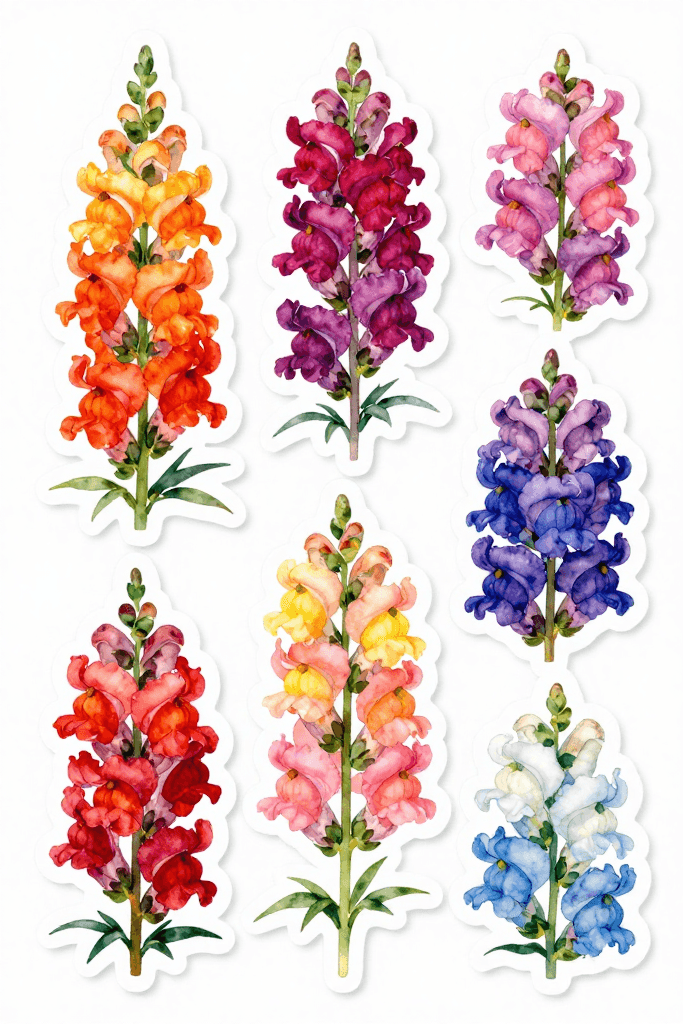 Snapdragon Stickers 2 Printable