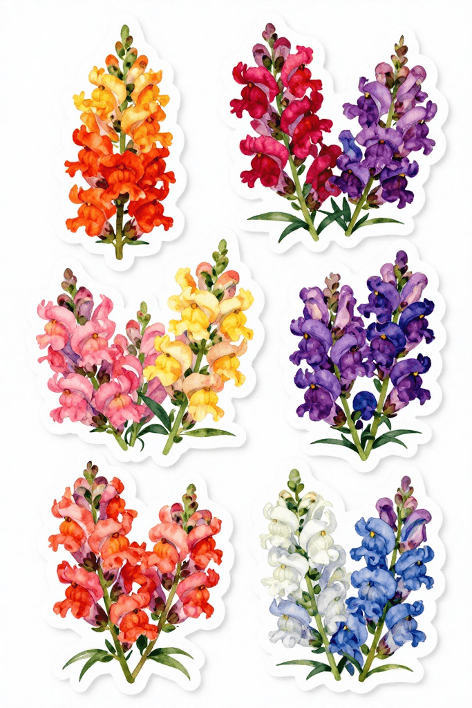 Snapdragon Stickers Printable