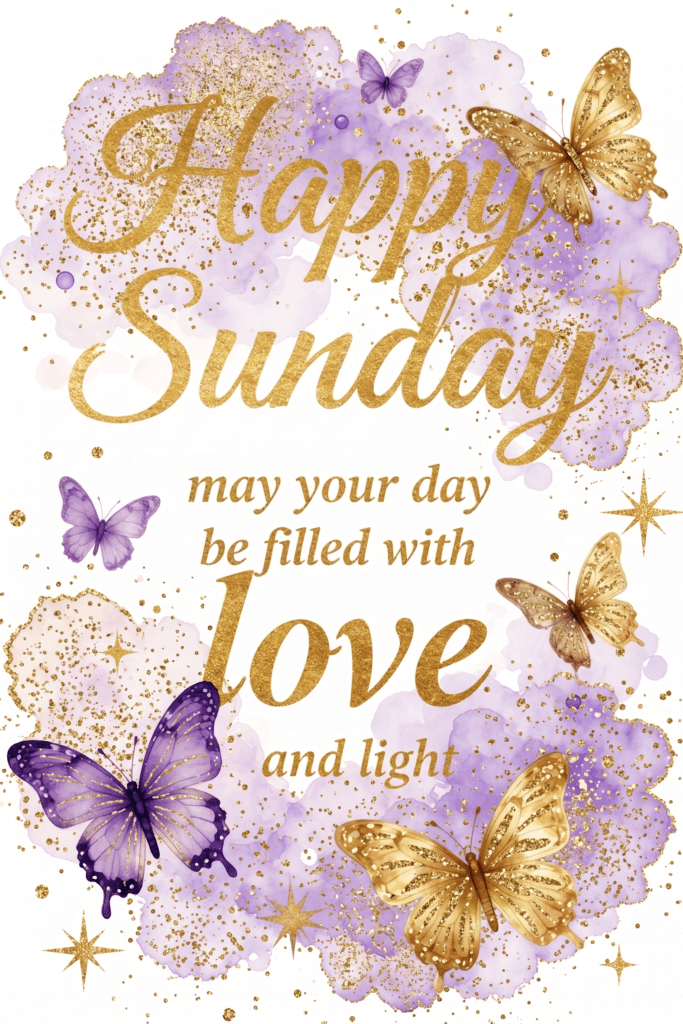 Sunday Filled With Love Butterflies Ecard