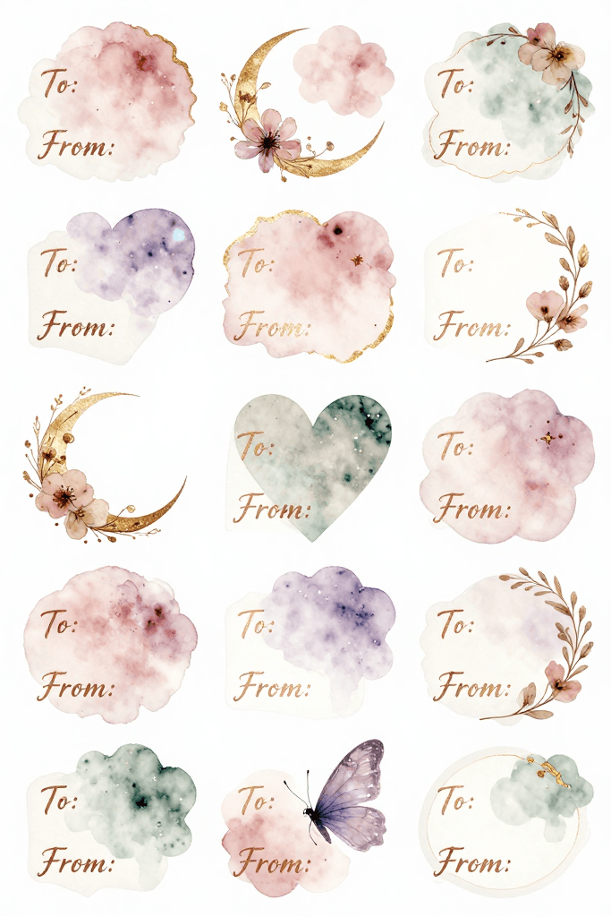 To From Valentines Stickers Printable