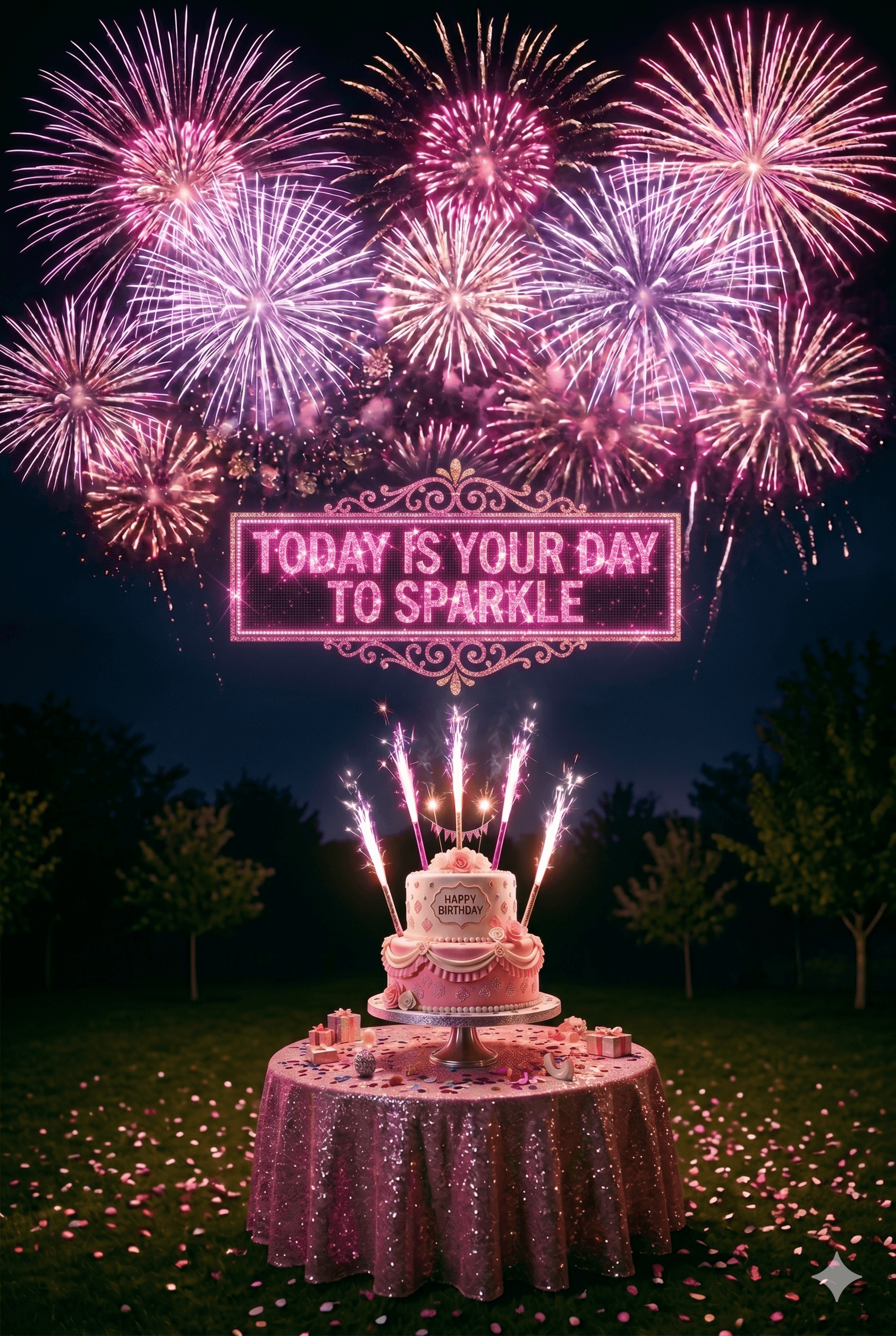 Your Day To Sparkle Birthday Ecard