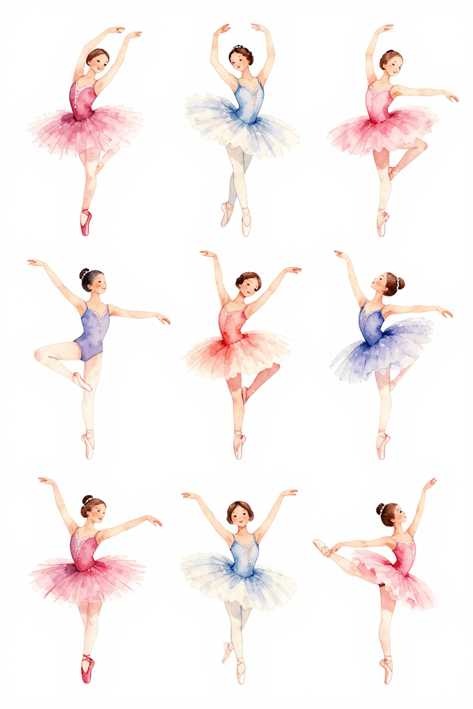 Ballerina Stickers Printbale