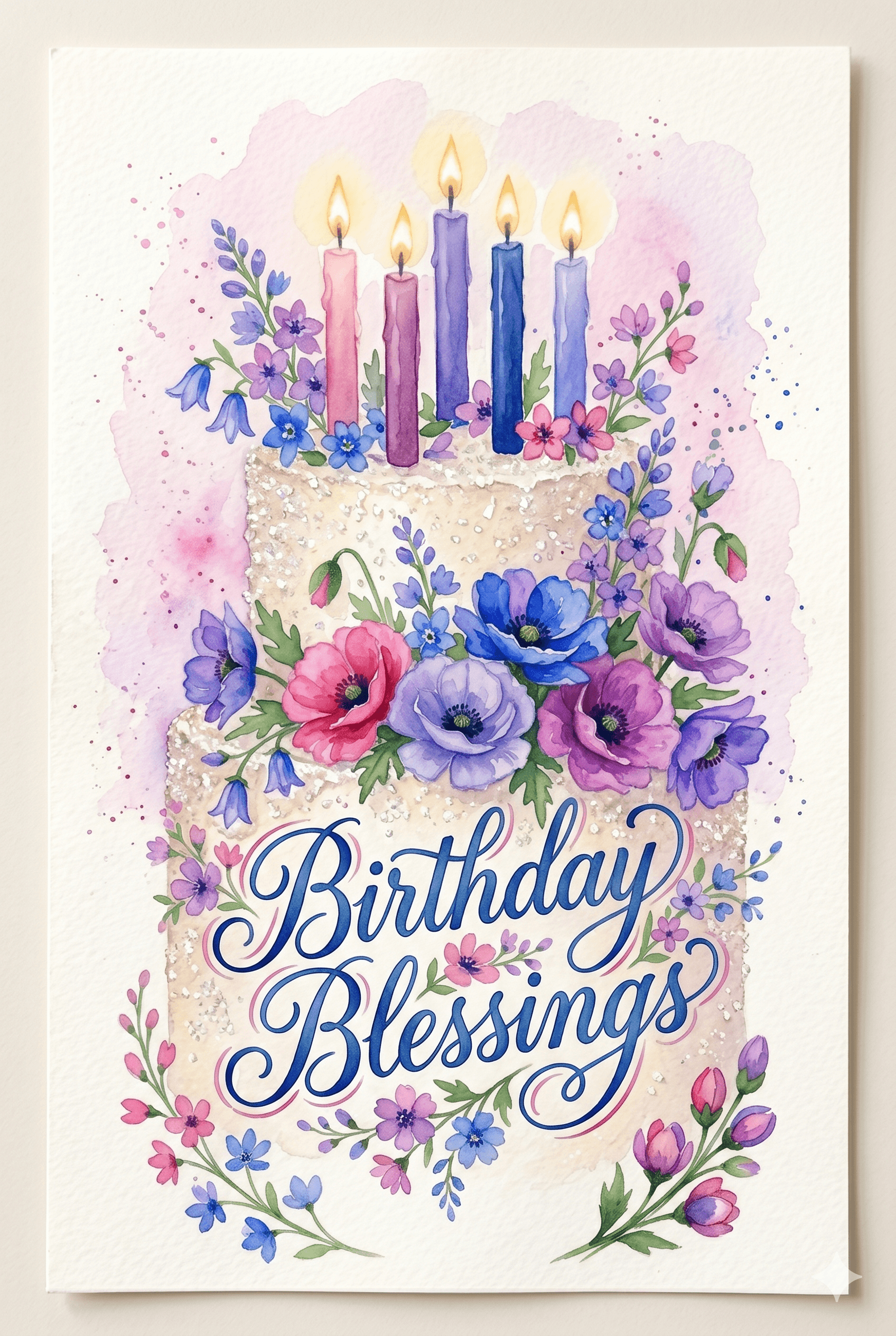 Birthday Blessings Ecard